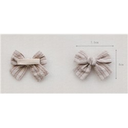 Заколочки-бантики для волос