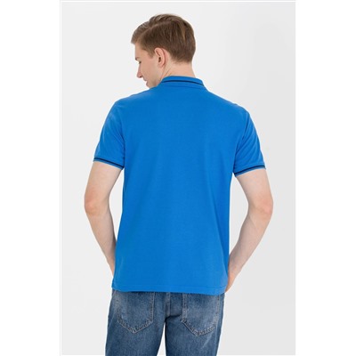 Erkek Saks Basic Polo Yaka Tişört