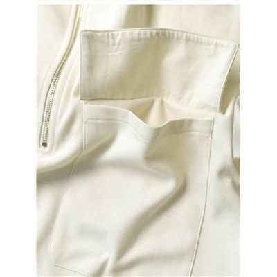 Женская толстовка с нагрудными карманами и с короткой молнией МАНГ*О