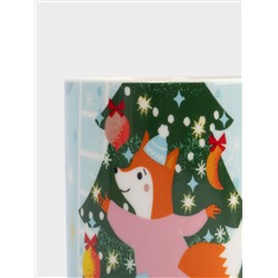 Кружка, 350 мл, 4 шт, фарфор N, Животные украшают елку, Band