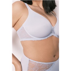 Sujetador reductor microfibra y encaje azul REAL