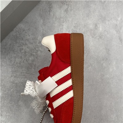 Немецкая спортивная обувь GG-C*C с кружевным и жемчужным бантом