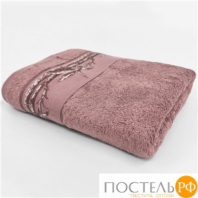 28325090-59Pl Полотенце бамбуковое Palmyra 50х90 сухая роза