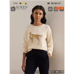 Женский повседневный свитер из хлопка  РАЛЬ*Ф Л