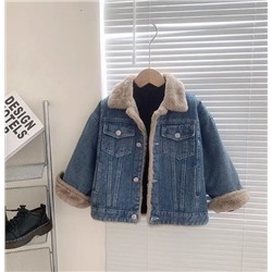 Куртка джинсовая на флисе