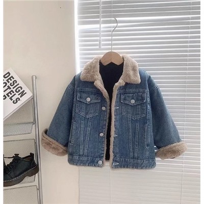 Куртка джинсовая на флисе