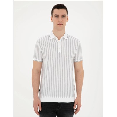 Beyaz Slim Fit Tişört