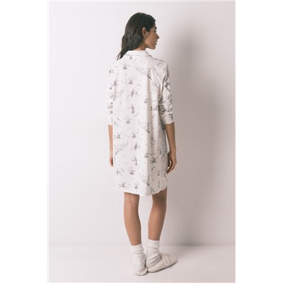 Camisón corto 100% algodón estampado El Principito