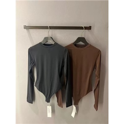 Женское боди с длинными рукавами и  утягивающим эффектом  СКИМ*С