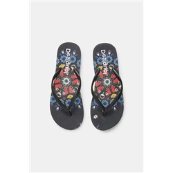 Sandalias playa suela estampada