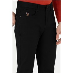 Erkek Siyah Kanvas Pantolon