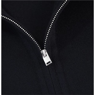 Мужское элегантное двухстороннее шерстяное пальто на молнии с капюшоном  Massim*o Dutti