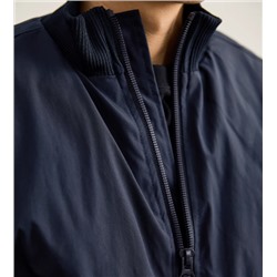 Мужская зимняя стеганая куртка с хлопковой подкладкой на двойной молнии