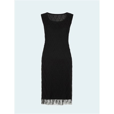 Платье мини с бисером, PL1616/glasperle