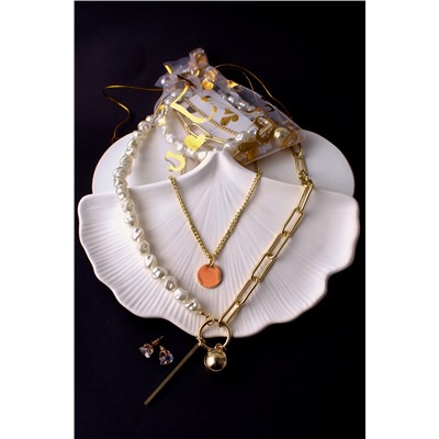 Двойное колье "Тандем стиля" + Подарок