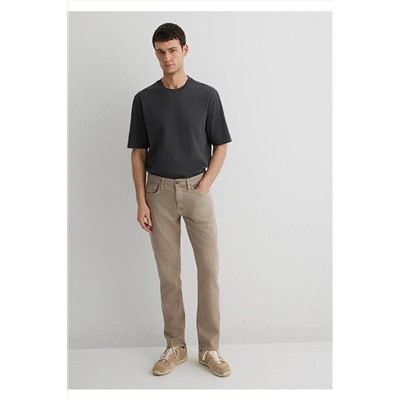 Mavi Marcus Bej Comfort Gabardin Pantolon 0035186566