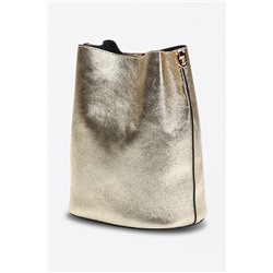 Bandolera de piel Bruna Dorado