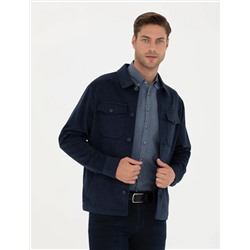 Lacivert Regular Fit Gömlek Ceket