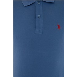 Erkek Açık Lacivert Basic Polo Yaka Tişört