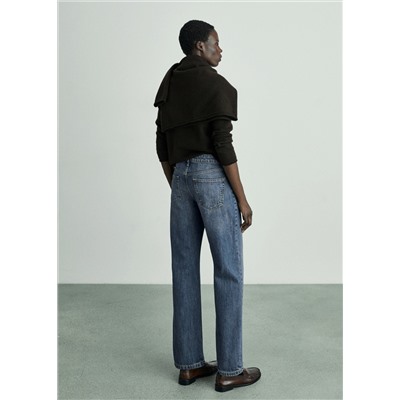 Jeans rectos tiro medio