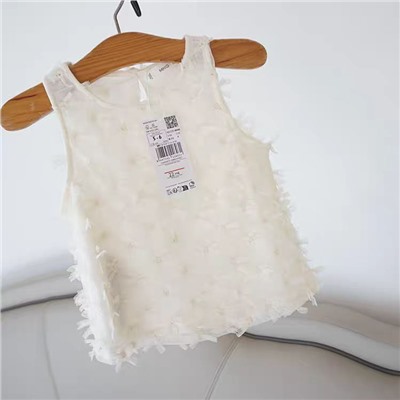 Набор для девочек юбка + топ МАНГ*О В кремовом цвете