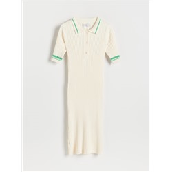 Kleid mit Polokragen