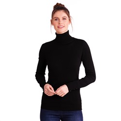 Damen Rollkragenpullover im Basic-Look