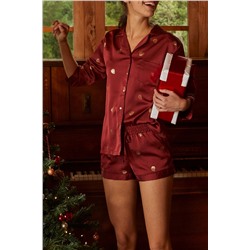 Welinda терракотовая ночная рубашка