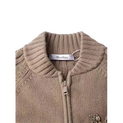 Женский шерстяной кардиган на молнии Maxmar*a