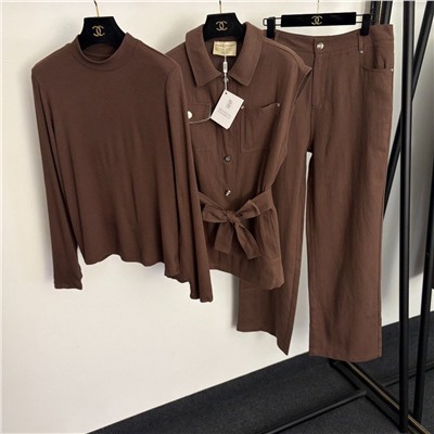 Стильный костюм тройка  (3 цвета) брунелл*о кучинелл*и