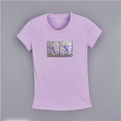 Облегающая футболка с пайетками АРМАН*И