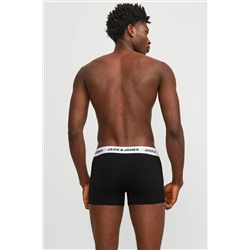 Jack & Jones Erkek Logolu Beli Lastikli 5'li Boxer Paketi - Solid