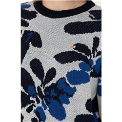 Kadın Krem Bisiklet Yaka Kazak