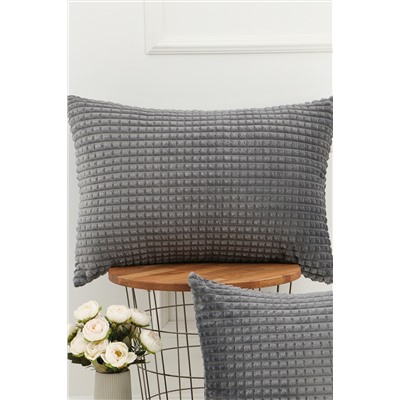 Наволочка декоративная велсофт Lizzy Home размер 50х70 см