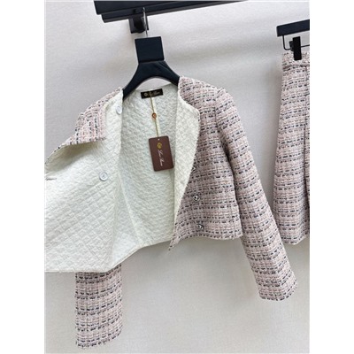 Стильный комплект/костюм из жакета и юбки ЛОРО ПИАН*О