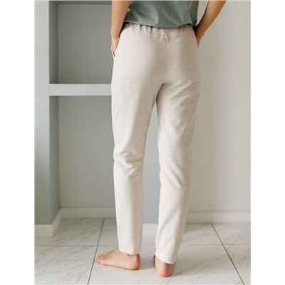 Брюки из облегченного футера с эластаном