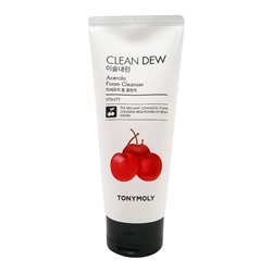 TONYMOLY CLEAN DEW Acerola Foam Cleanser Очищающая пенка для умывания с экстрактом ацелоры 180мл