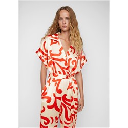 Mono satinado estampado