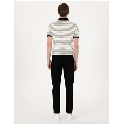 Siyah Slim Fit Jean Pantolon