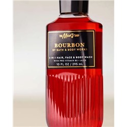 Men's Bourbon 3-in-1 Hair, Face & Body Wash