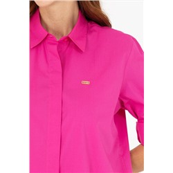 Kadın Fuşya Uzun Kollu Gömlek