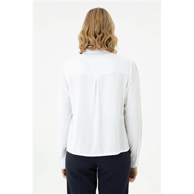 Kadın Beyaz Uzun Kollu Gömlek