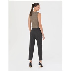 Antrasit Carrot Fit Kumaş Pantolon