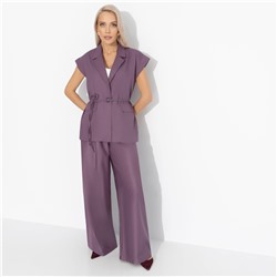 Брюки палаццо, Я не опаздываю, я эффектная (бордовые)