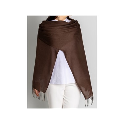 Палантин облегченный Pashmina Lanotti/кофе