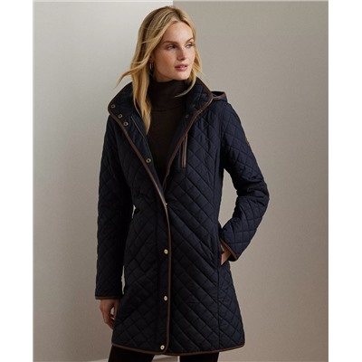 Lauren Ralph Lauren Women's Hooded Quilted Coat