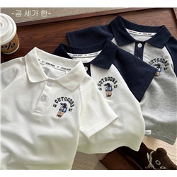 Детское Polo для мальчиков. Хлопок 70%