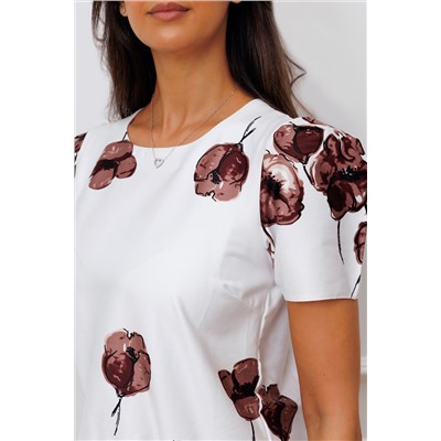 Платье мини женское с цветочным принтом Рапоза, Raposa 355