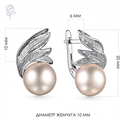 Серьги серебро 52883S1