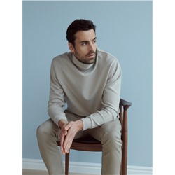 Sweatshirt mit hohem Stehkragen